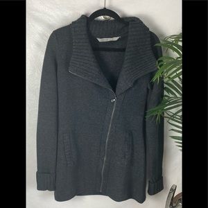 Athleta Chill Factor Sweater Coat Semi Fitted